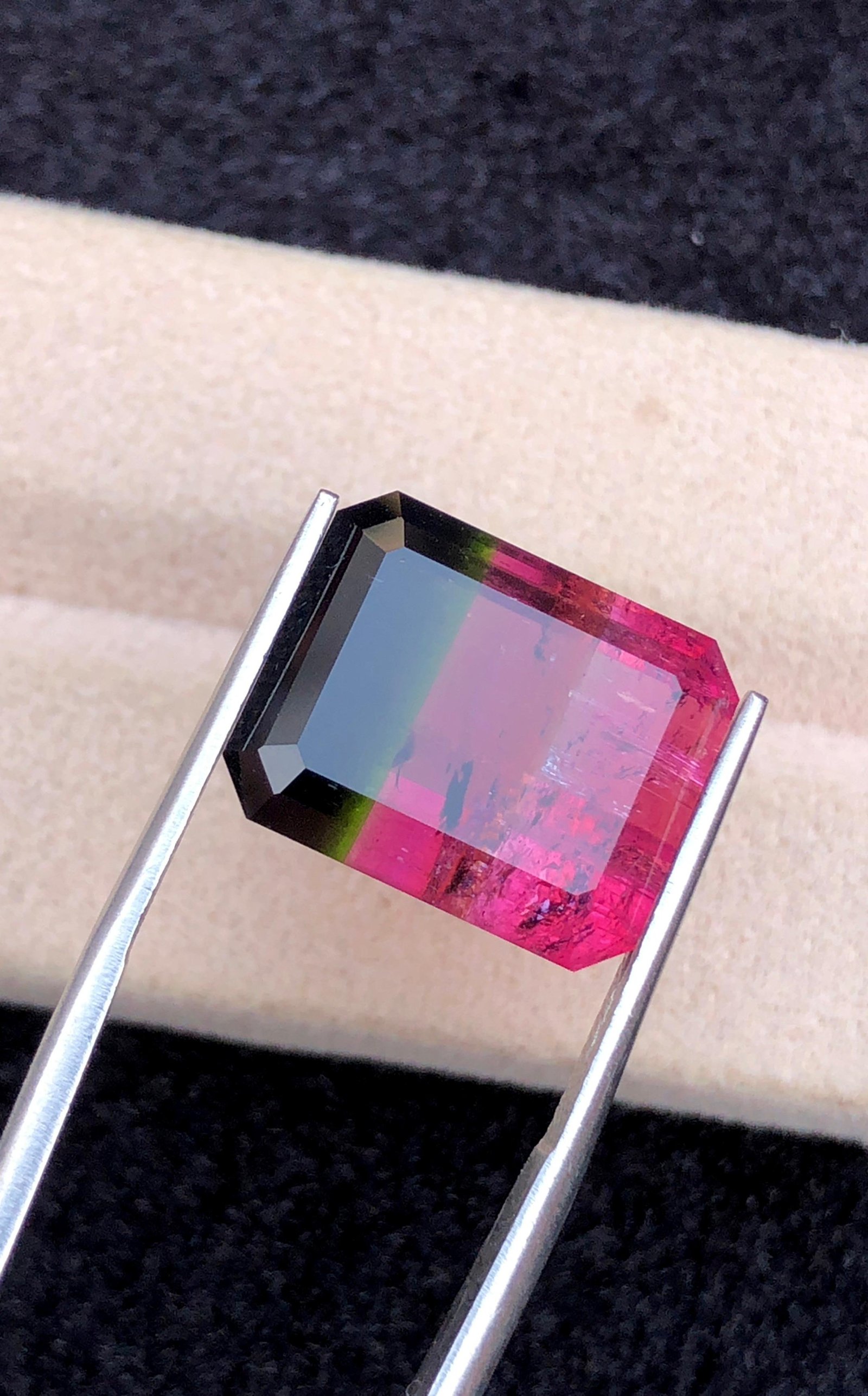 Bicolour tourmaline